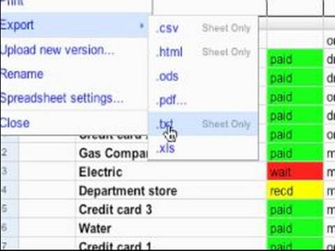 Nasıl Google Dokümanları Kullanmak İçin : Google Dokümanlar Elektronik Tablo Seçenekleri 
