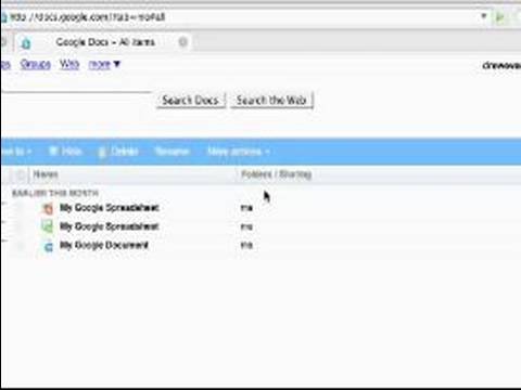 Nasıl Google Dokümanları Kullanmak İçin : Google Dokümanlar Kullanıcı Arayüzü 