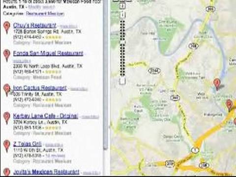 Nasıl Google Kullanmak İçin Haritalar: İş Arama Sonuçları Google Maps Üzerinde Gezinme