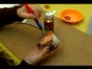 Yapıştırıcı Şerit Kap Ve Vazo Zanaat Yapmak İçin Nasıl Kağıt Şerit Kabı Boyamak İçin Nasıl 