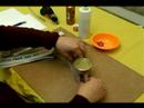 Yapıştırıcı Şerit Konteyner Zanaat Yapmak İçin Nasıl Vazo : İlk Kağıt Şerit Vazo İçin Katman Kabuk 