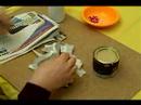 Yapıştırıcı Şerit Kap Ve Vazo Zanaat Yapmak İçin Nasıl : Vazo İçin Kağıt Şeritler Kesmek İçin Nasıl  Resim 4