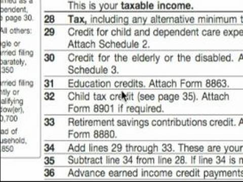 Nasıl Bir 1040A Vergi Formu Doldurun: 1040A Eğitim Kredi İpuçları