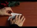 Nasıl Kağıt Kar Taneleri İçin Noel Süsleri Yapmak: Nasıl Kağıt Kar Taneleri Kesilir Resim 4