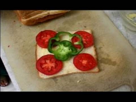 Nasıl Hint Yapmak Sandviç Dolması: Nasıl Bir Domates Ve Biber Sandviç Yapmak Resim 1