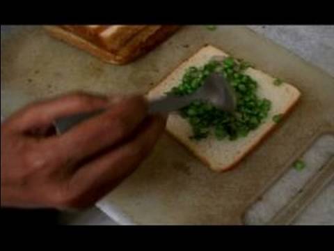 Nasıl Hint Yapmak Sandviç Dolması: Nasıl Bir Haşlanmış Yeşil Bezelye Sandviç Yapmak Resim 1