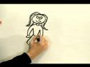 Kolay Karikatür Çizim: Nasıl Bir Çizgi Film Kadın Beraberlik İçin Resim 3