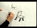 Kolay Karikatür Çizim: Çizgi Film Sandalye 3D Çizmek İçin Nasıl Resim 4