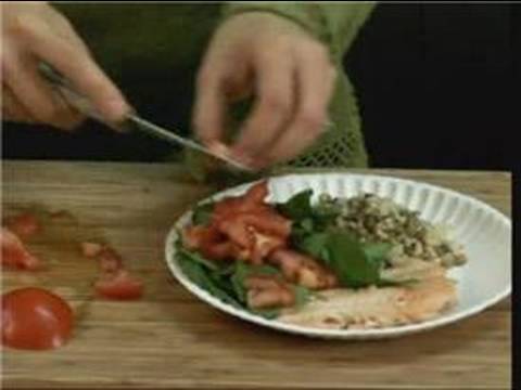 GI Diyet İçin Sağlıklı Yemekler : Somon Yapmayı Ve Sağlıklı Bir Kan Şekeri Yemek İçin Pirinç  Resim 1