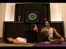 Partner Yoga Kılavuzu: Halasana Dandasana Pulluk Personel Ortak Yogada Poz. Resim 3