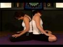 Partner Yoga Kılavuzu: Sukhasana Boyun İle Ortak Yogada Alır. Resim 4