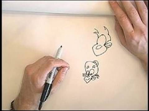 Çizgi Film Karakterleri Çizmek İçin Nasıl: Nasıl Bir Çizgi Film Karakteri Çizim Görselleştirmek İçin