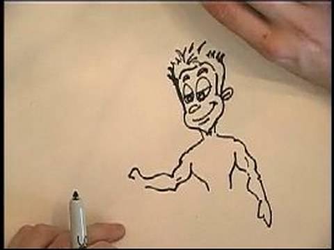 Çizgi Film Karakterleri Çizmek İçin Nasıl: Nasıl Silah Üzerinde Bir Çizgi Film Karakteri Çizmek İçin