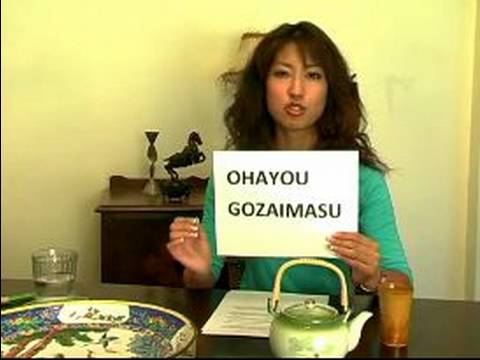 Japonca Tebrikler Ve Sorular Öğrenin: "günaydın" Japonca Söyleyerek