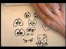 Çizgi Film Karakterleri Çizmek İçin Nasıl: Burun Üzerinde Bir Çizgi Film Karakteri Çizmek İçin Nasıl
