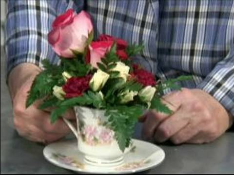 Çiçek Düzenleme : Çay Bardağı Çiçek Aranjmanları Resim 1