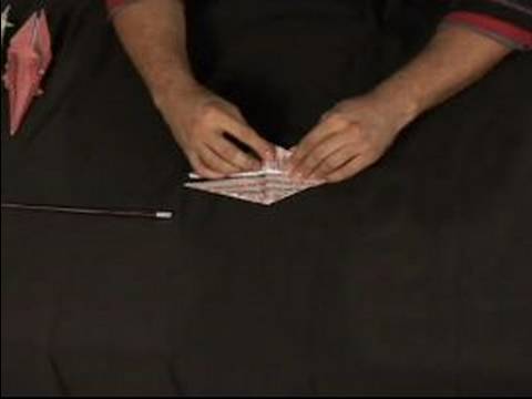 Nasıl Bir Origami Edelweiss Yapmak İçin : Origami Edelweiss İçin Felaket Katlanmış Köşeleri  Resim 1