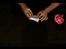 Nasıl Bir Origami Rose : Origami Tabanı Köşeleri Gül Katlama  Resim 3