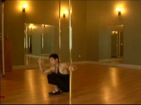 Kutup Dans Egzersizleri: Kutup Dans Sunwheel Egzersiz Ters Resim 1