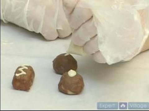Yapmak Badem Ezmesi Şeker Ve Kek Süslemeleri Nasıl: Çikolatalı Badem Ezmesi Tatlılar Dekorasyon Resim 1