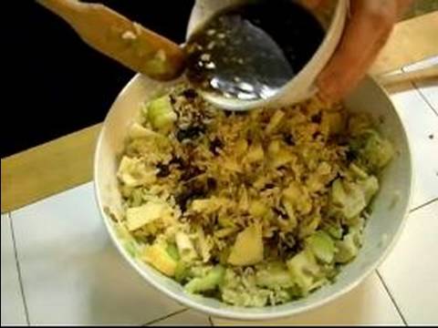 Apple Pirinç Salatası Tarifi: Apple Pirinç Salatası İçin Soyunma Ekleme Resim 1