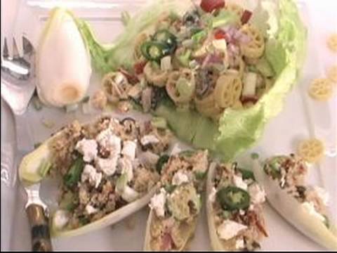 Makarna Salatası Yapmak İçin Nasıl Ve Kuskus Mercimek Salatası : Porsiyon Makarna Salatası  Resim 1