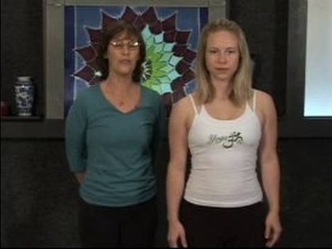 Bloklar Ve Askıları İle Yoga : Nasıl Üçgen Yoga Pose Yapmak  Resim 1