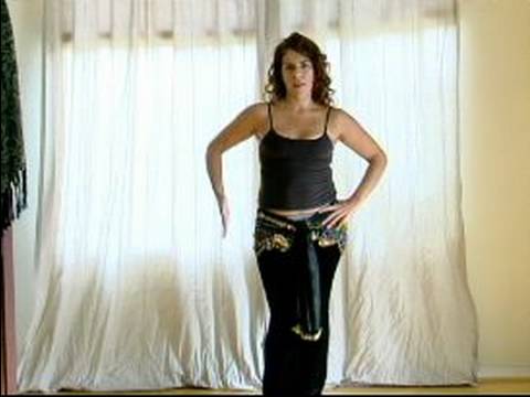 Yeni Başlayanlar İçin Oryantal Dans Hareketleri : Göbek Kalça Bump Adımlar Dans Resim 1