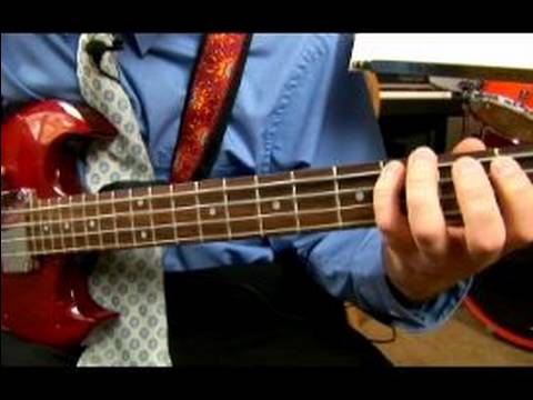 Bas Gitar Çalıyor: E Büyük: 7-8 Bir Jazz Bass E Büyük Ölçekte Önlemler Resim 1
