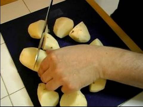 Wasabi Patates Püresi Tarifi: Patates Doğrama Wasabi İçin Patates Püresi