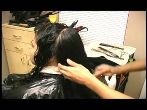 Katmanlara Kıvırcık Saç Kesmek İçin Nasıl: Kıvırcık Saç Kesme İçin Kesit.