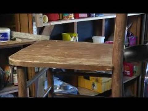 Nasıl Onarım Ve Eski Bir Sandalye Geri Yükleme: Eski Bir Sandalye Koltuk Kaldırma: Bölüm 2