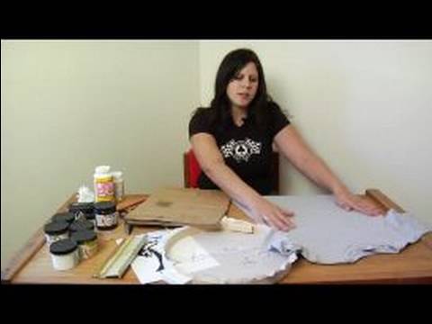 Nasıl T-Shirt Baskısı İçin : Silkscreening İçin T-Shirt Hazırlanıyor 