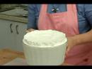 Nasıl Limon Mousse Yapmak İçin : Limon Kreması İçin Önemsiz Bir Servis Tabağı Folyo Çıkarma  Resim 4