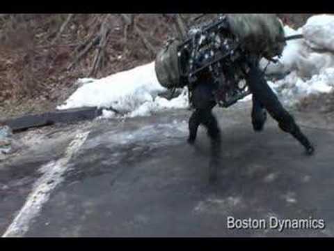 Boston Dynamics Büyük Köpek (Yeni Video Mart 2008)