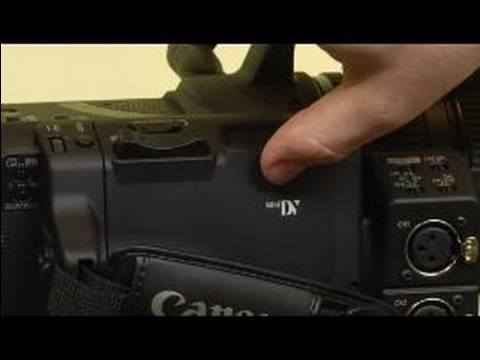 Bir Canon Xh A1 Video Kamera Kullanmayı: Nasıl Bir Canon Xh A1 Bir Teyp Yerleştirin Resim 1