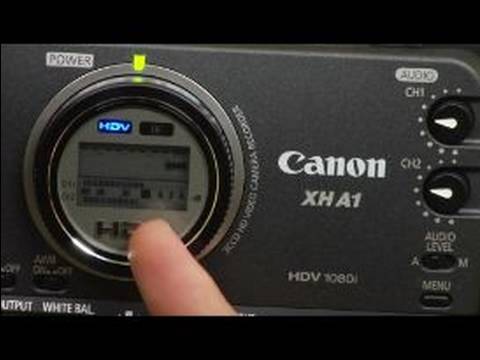 Nasıl Bir Canon Xh A1 Video Kamera: Canon Xh A1 Üzerinde Temel Ses Ayarı Resim 1