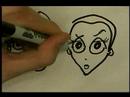 Nasıl Karikatür Kız Beraberlik İçin : Çizgi Film Kız Saç Çizim  Resim 3