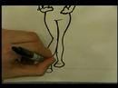 Nasıl Karikatür Kız Beraberlik İçin : Çizgi Film Kız Ayak Çizim  Resim 4