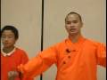 Shaolin Kung Fu'su Uzanır Ve Hamle: Yan Bacak İtme Shaolin Kung Fu Resim 4