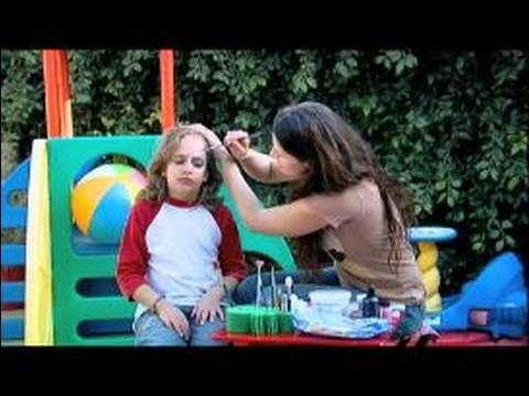 Doğum Günü Partileri İçin Yüz Boyama : Çocuklar İçin Boyama Örümcek Adam Gözleri Yüzleri