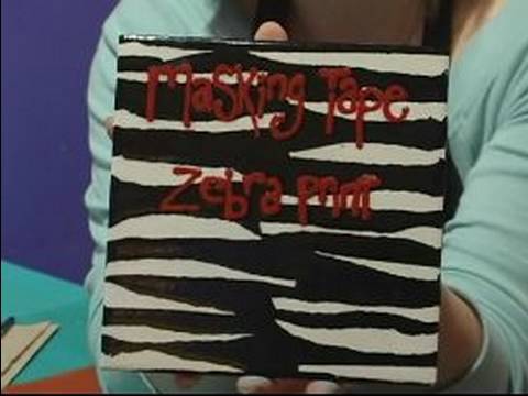 Nasıl Seramik Boyamak İçin : Çanak Çömlek Üzerinde Zebra Çizgili Resim 