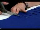 Nasıl Kravat Yapmak Battaniye: Eğik Çizgi Kravat Battaniye Yapmak İçin Kesmek Resim 3