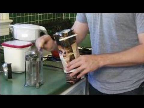 Fransız Basın Kahve Yapmak Nasıl: Ekleme Toprak Fasulye Kahve Kahve Makinesi İçin