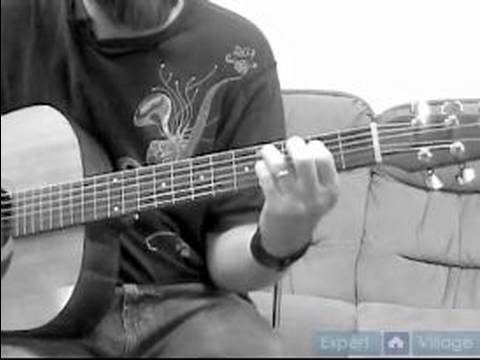 Akustik Gitar Şarkıları Çalmak Nasıl: Temel Guitar Chords "kaza" Resim 1