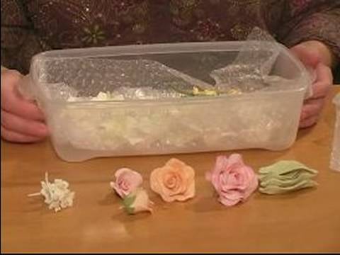 Nasıl Şeker Sakız Yapıştır Çiçek Yapmak: Sakız Yapıştır Çiçek Depolama