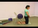 Gelişmiş Yoga Poses: Sandalye Yoga Omuz Streç Desteği Resim 3