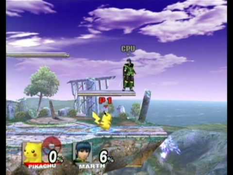 Nintendo Wii İçin "super Smash Brothers Brawl": Pikachu'nın Standart B Taşır "süper Bros Brawl Nintendo Wii Parçalamak İçin" Resim 1