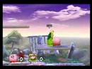 Nintendo Wii İçin "super Smash Brothers Brawl": Kirby'nin Yönlü B Taşır "super Bros Brawl Nintendo Wii İçin Smash Üzerinde"