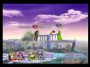 Nintendo Wii İçin "super Smash Brothers Brawl": Link's Yönlü B Taşır "super Bros Brawl Nintendo Wii İçin Smash Üzerinde"